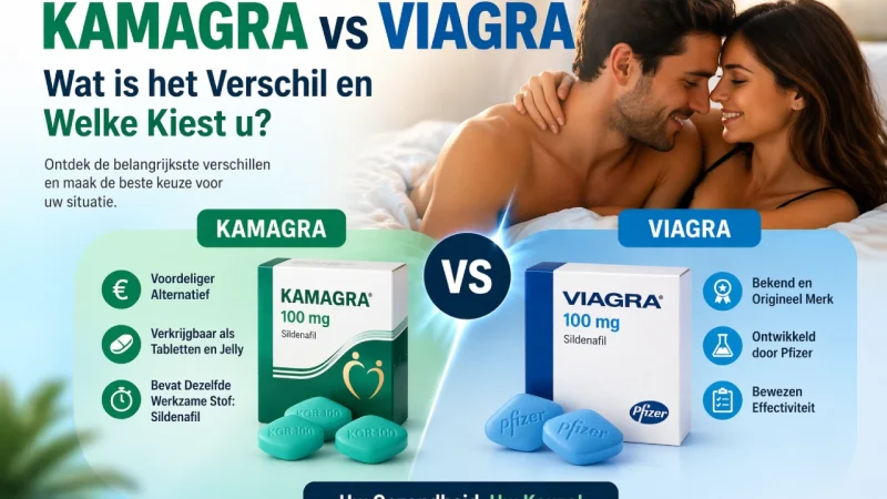 Kamagra vs Viagra: Wat is het Verschil?